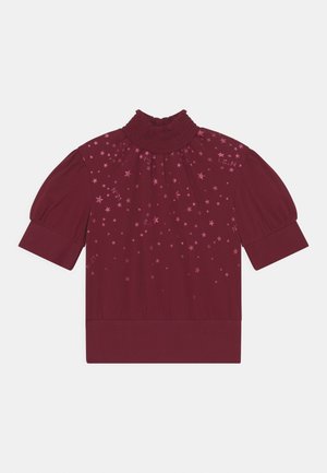 T-shirt estampada - burgundy