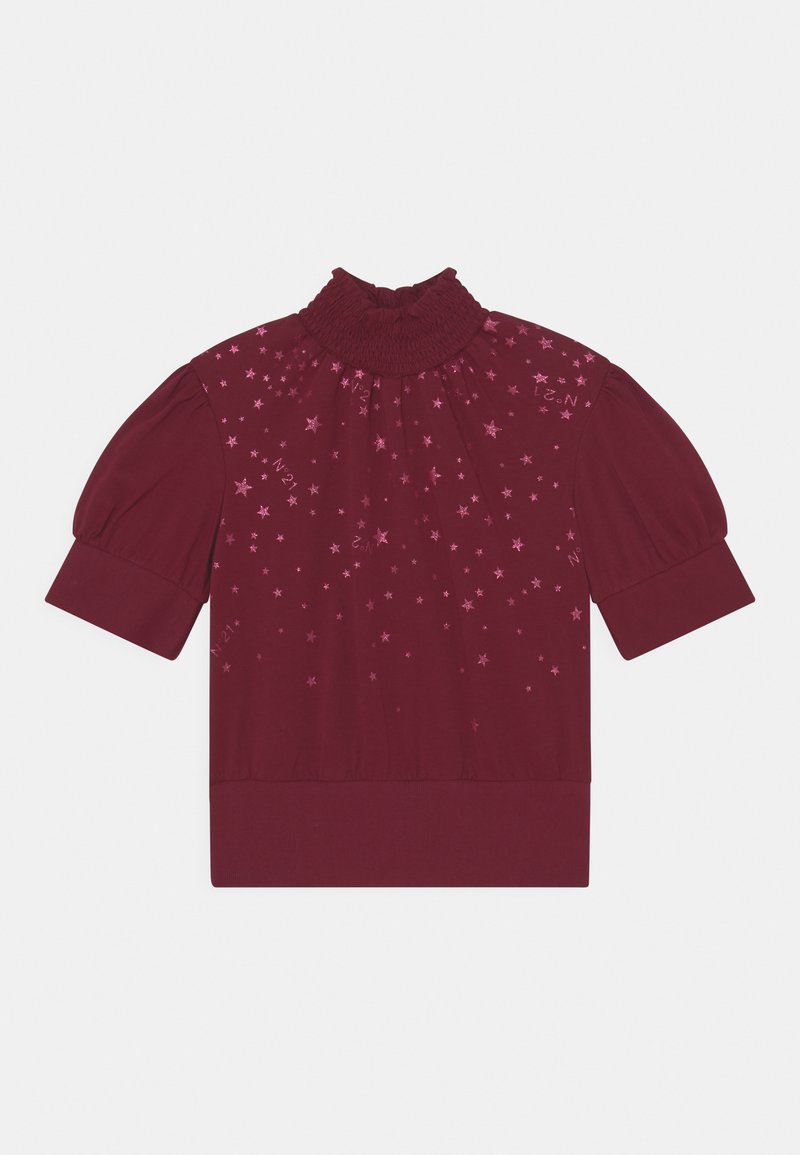 N°21 Camiseta estampada burdeos