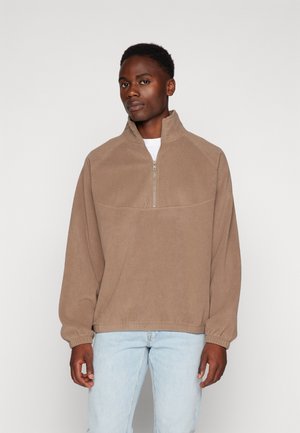 JEFFREY - Fleecetröja - walnut