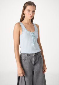 GAP GAP X DOEN POINTELLE TANK - Top - dublin blue