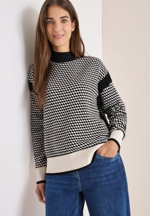 STRUKTUR - Strickpullover - schwarz