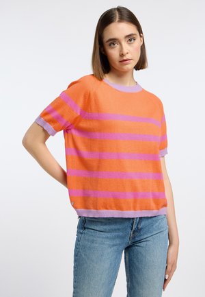 Frieda & Freddies SHORTSLEEVE - T-shirt print - orange
