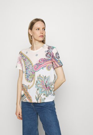 POPASLEY - T-shirt con stampa - white