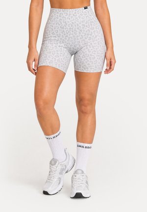 Smilodox, LEO SHORTS VELVARA - Legging - grau leo