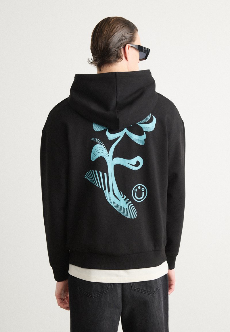 HUGO NUGOHOOD - Felpa con cappuccio - black