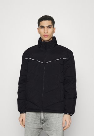 TAPE DETAIL  - Winter jacket - black