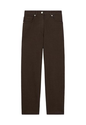 SELIN MID-RISE STRAIGHT PETITE - Jeans Relaxed Fit - chocolate