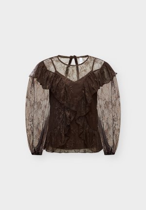 YAS, YASLEONTINE - Блуза - chocolate brown