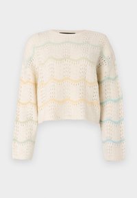 VMHATTY O-NECK STITCH BOO - Vesta - birch/space dye
