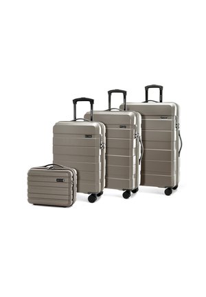 SET WITH A COSMETIC - Set di valigie - beige