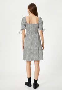 Koton PUFF SLEEVE MINI - Jurk - black