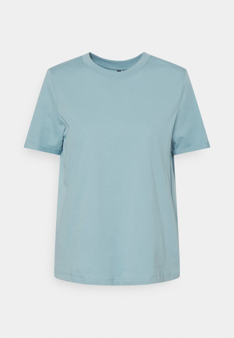 Pieces PCRIA FOLD UP SOLID TEE - T-shirt básica - tourmaline