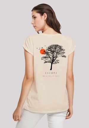 Print T-shirt - whitesand