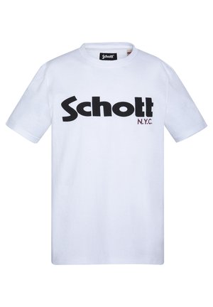 Print T-shirt - blanc