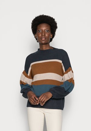 RETTIE BALLOON SLEEVE JUMPER - Svetr - navy