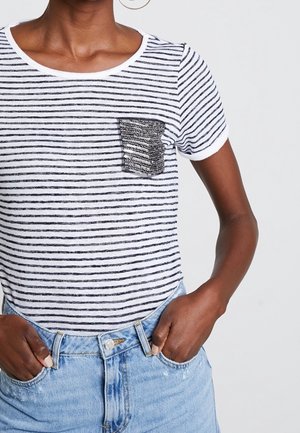 T-shirt print - dark blue
