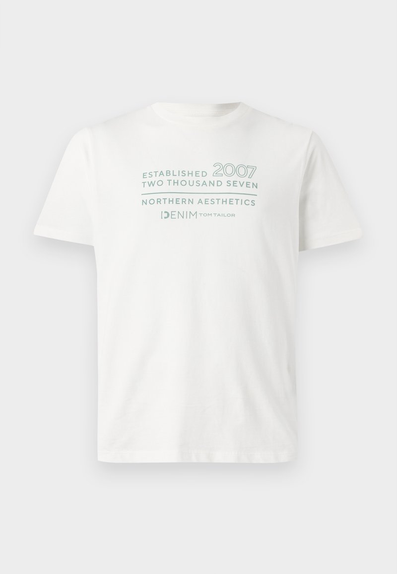 Tom Tailor Denim T-shirt print crème Tom Tailor Denim T-shirt print crème