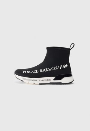 High-top trainers - black