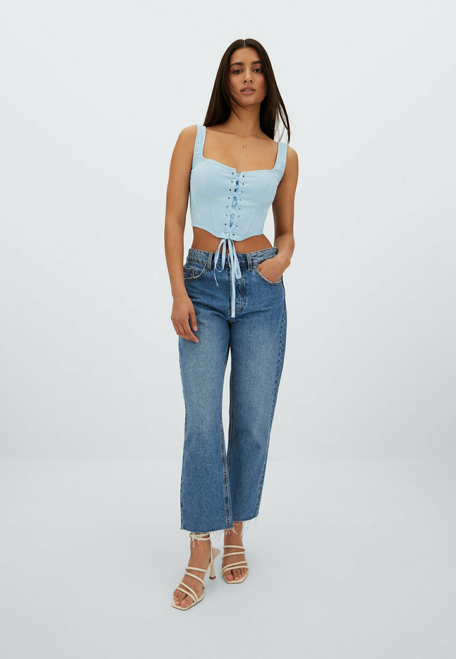 Stradivarius Camicia - blue/nero - Zalando.it