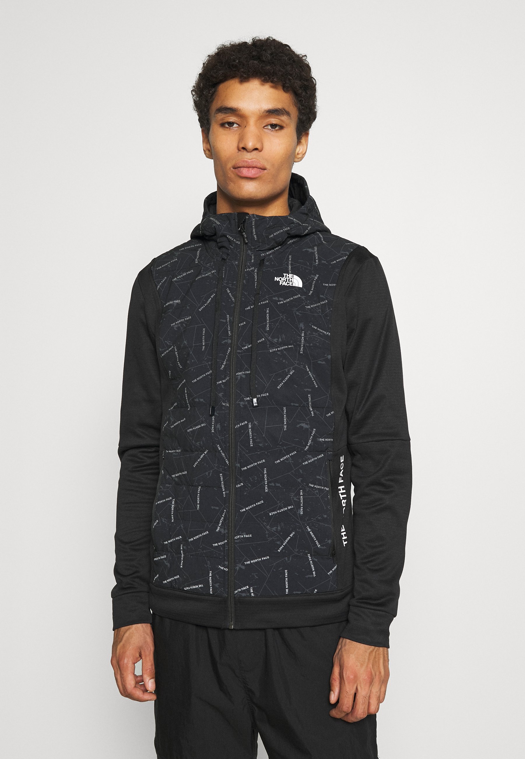 the north face logo jacket