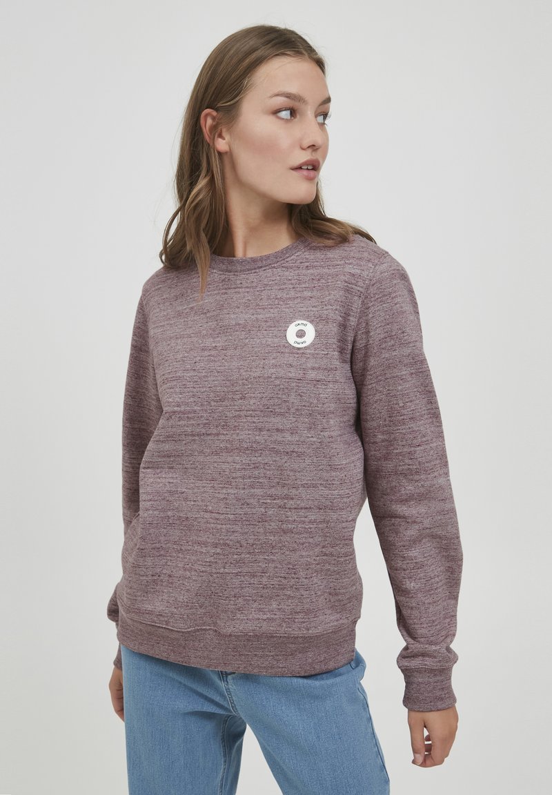 Oxmo OHHELLA - Sweatshirt - chocolate truffle melange