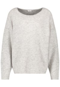 Damen Pullover Leopardenmuster - Stehkragen Mit Oversize Schultern