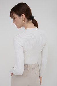 Calliope À COL ROULÉ  - Strickpullover - blanc