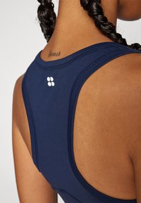 Sweaty Betty ALL DAY ACTIVE CROPPED TANK - Tops - navy blue