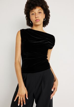 ASYMMETRIC - Trükipildiga T-särk - black