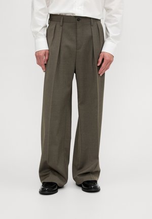 WIDE TROUSERS - Pantalones - driftwood