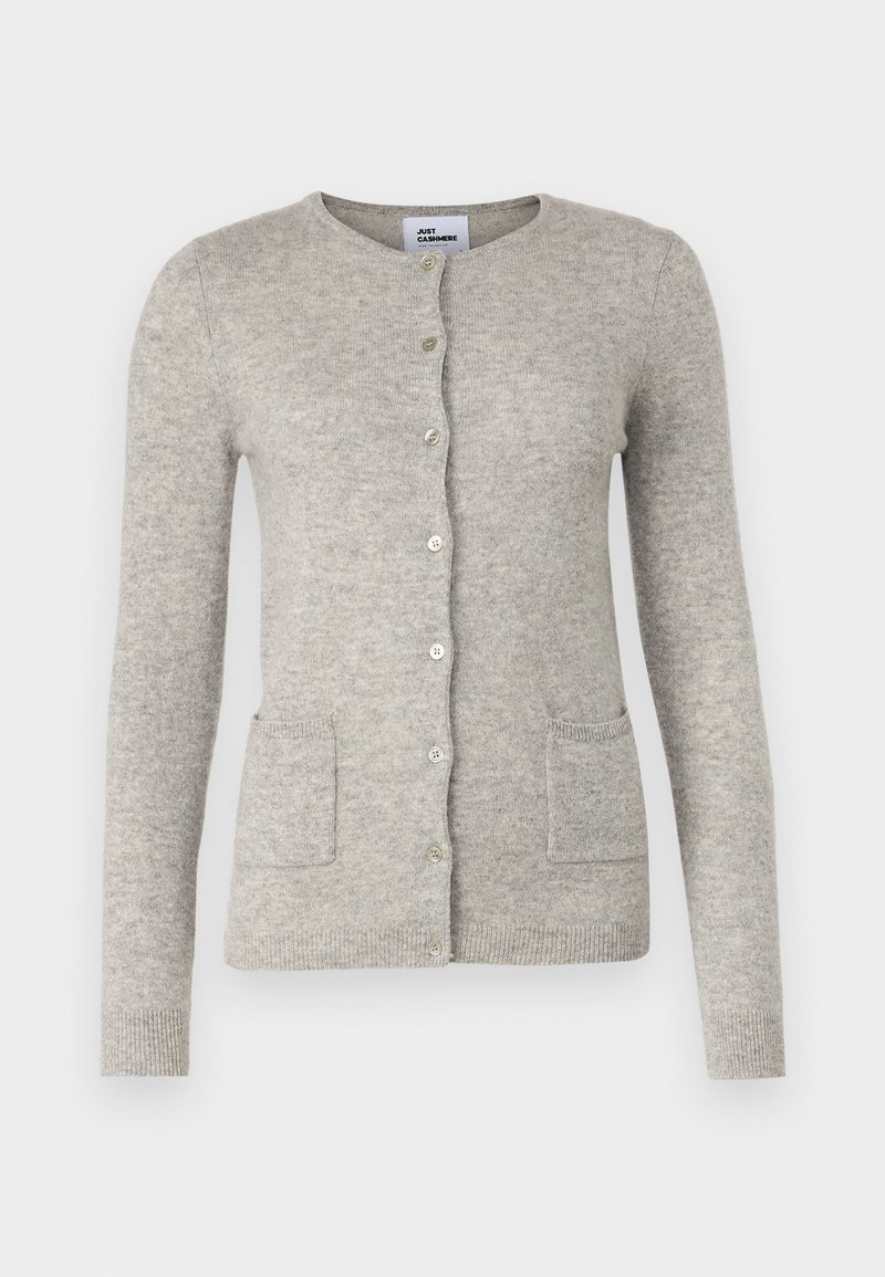 Just Cashmere Vest grijs