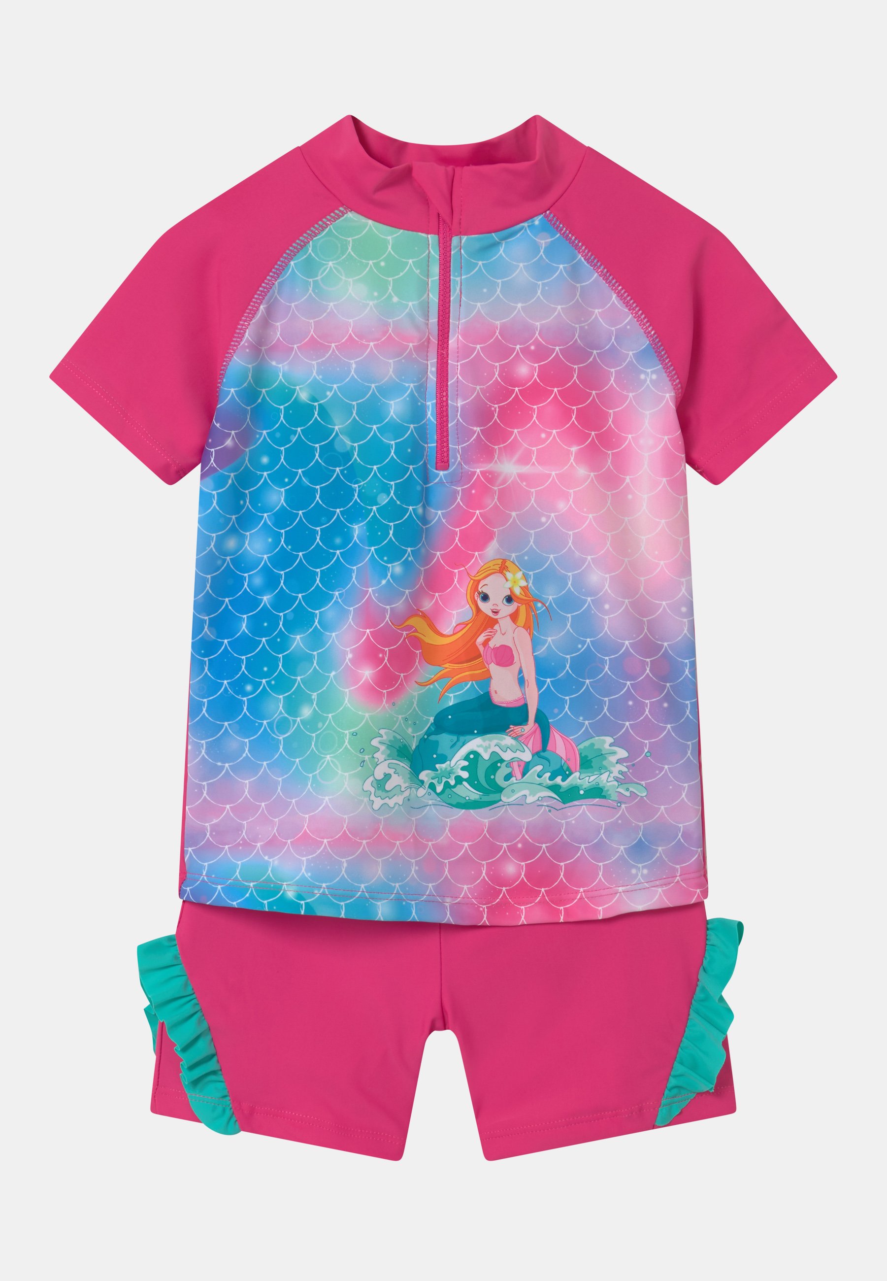 Playshoes Maillot De Bain Short Fille - Protection UV 50+, Polyester Recyclé, Poches Et Doublure Confort