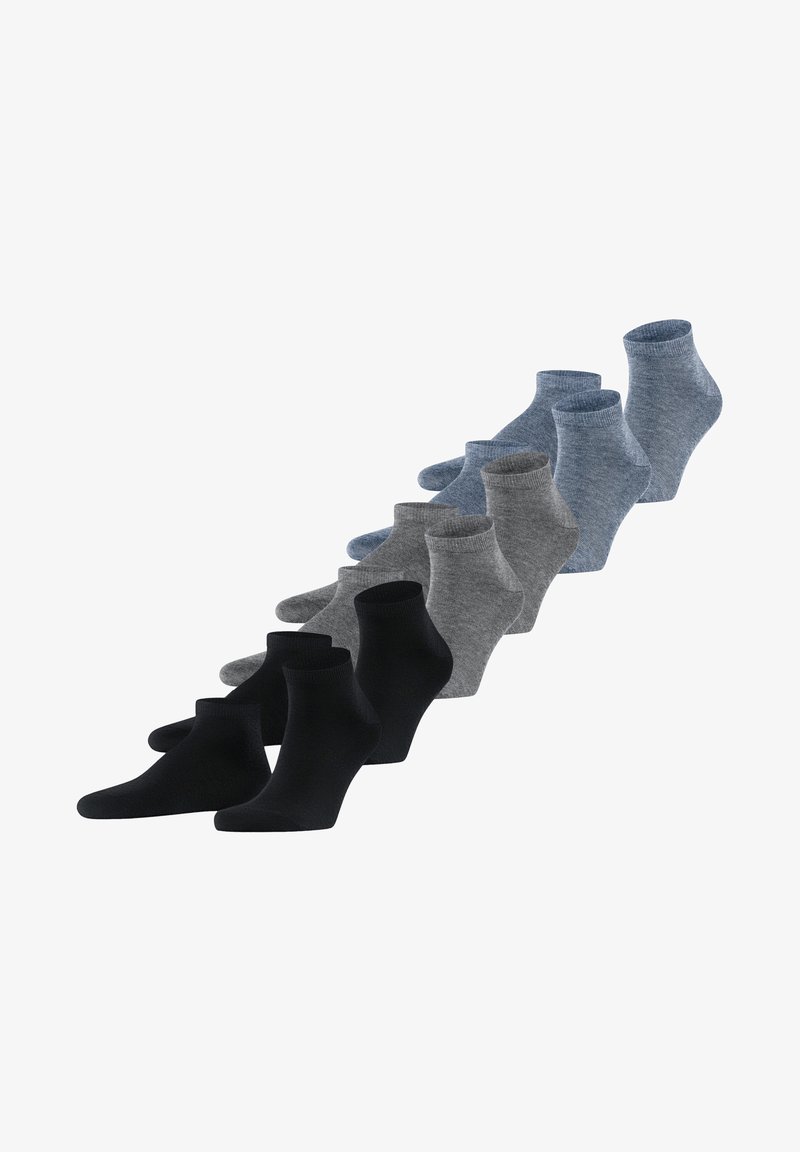 FALKE HAPPY 6-PACK - Meias - black/blue