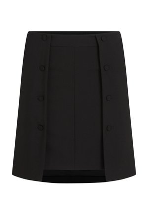 KARL LAGERFELD ESSENTIALS TAILORED - Mini suknja - black