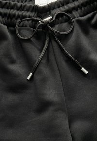 Next SIDE STRIPE JOGGERS - Träningsbyxor - black white