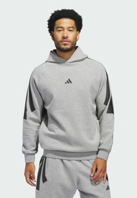 adidas Performance SPACER NEUTRAL - Kapuzenpullover - medium grey heather