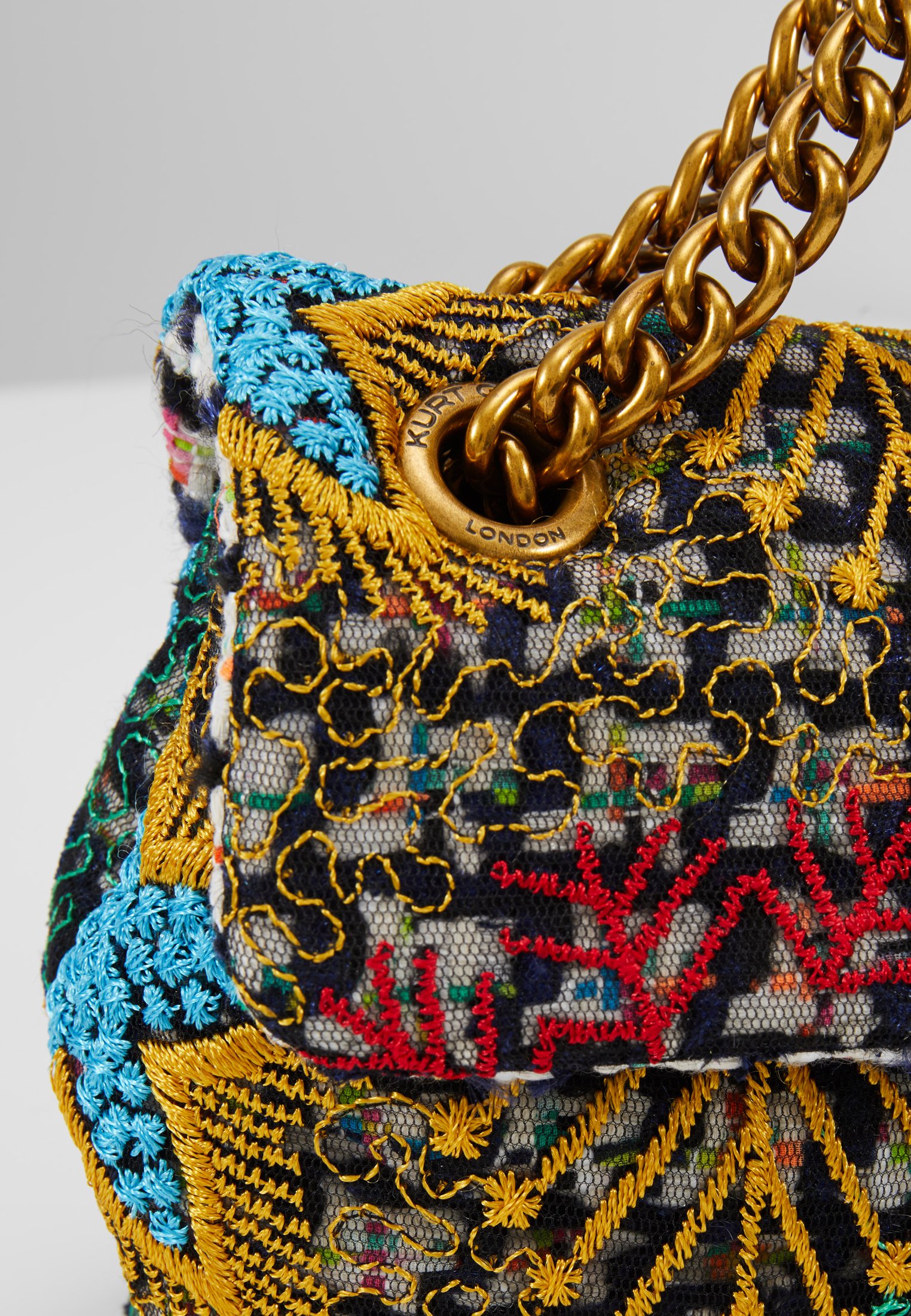 Kurt Geiger London TWEED MINI KENSINGTON X Skulderveske Kurt Geiger London TWEED MINI KENSINGTON X Skulderveske