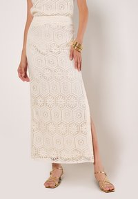 WITH SIDE SPLIT - Maxikjol - white