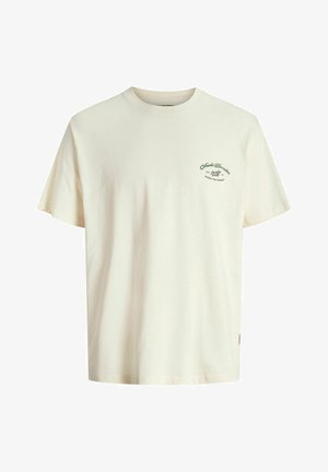 Jack & Jones Marškinėliai su spaudiniu - antique white