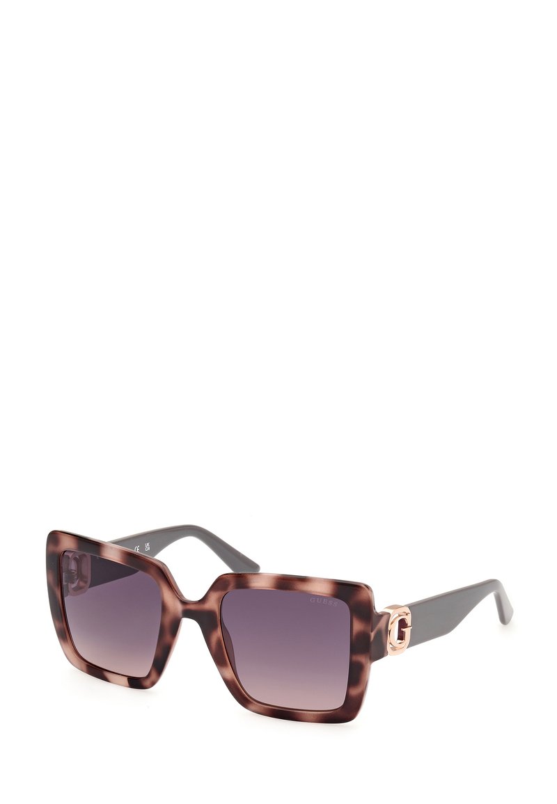 Guess INIETTATO - Ochelari de soare - avana grigio fumo sfumato