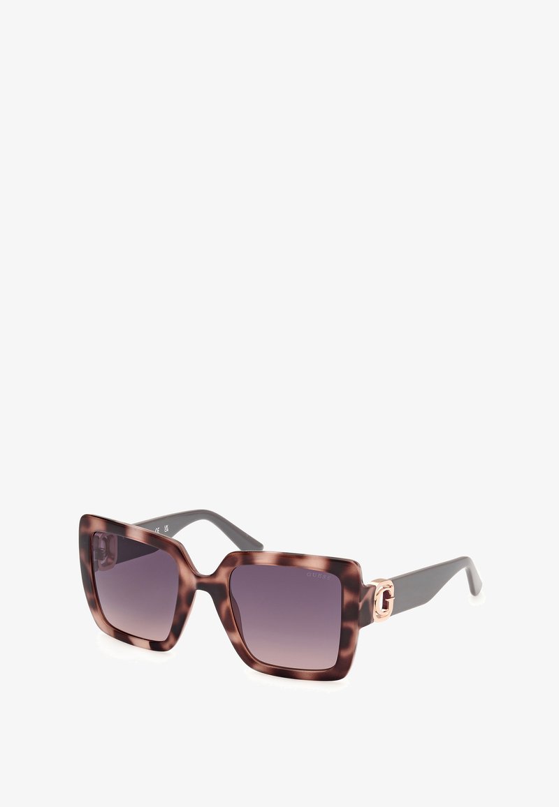 Guess INIETTATO - Ochelari de soare - avana grigio fumo sfumato