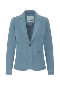 Ichi Stampe Stampe denim jakke light blue