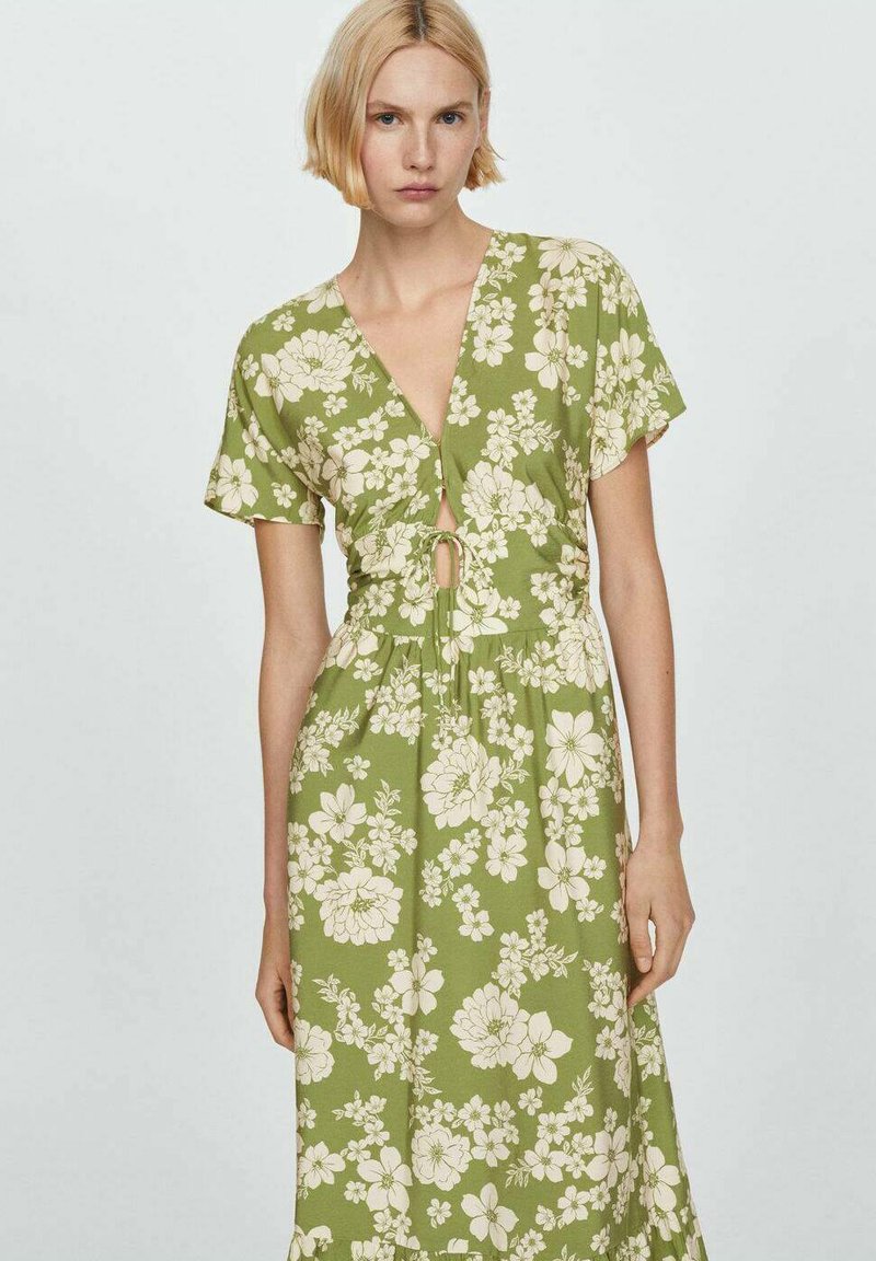 green emerald velvet dress Long Floral One Shoulder Dress – The Dress Outlet main image 1