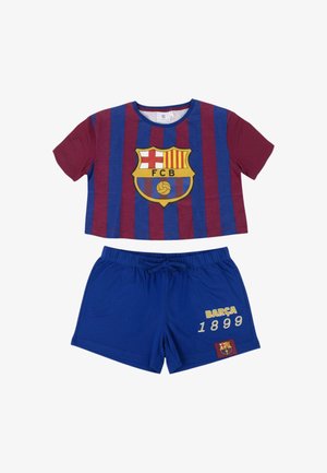 Cerdá, SHORT PYJAMAS SINGLE JERSEY FC BARCELONA BEIGE - Pigiama - red