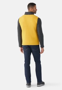 Smartwool HUDSON TRAIL FLEECE FULL ZIP - Fleecejas - charcoal honey gold