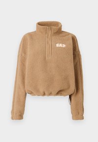 LOGO - Sweat polaire - camel hair