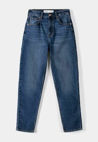Bershka Džíny Slim Fit - blue denim