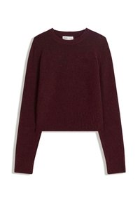 ROUND NECK - Pulover - dark red
