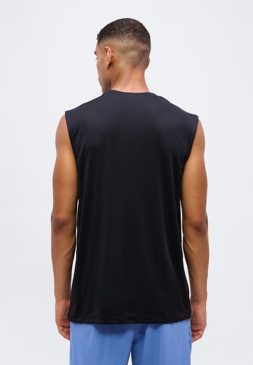 Nike TEE FLEX - Top - black/matte silver-coloured — photo 3
