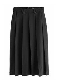 REGULAR FIT - MIDI - Falda acampanada - black